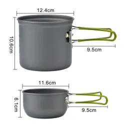 Utomhus - Picnic - Tableware - Camping Pot - Set