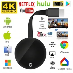 Electrónica & Herramientas4K - TV Stick - HDMI - Medios de comunicación - Video Streamer - HD - Wireless - 5G - WiFi - Dongle...
