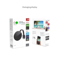 4K - TV Stick - HDMI - Mídia - Vídeo Streamer - HD - Wireless - 5G - WiFi - Dongle Receiver - cromecast 3