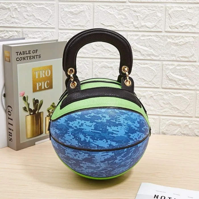 Basketball shaped - shoulder bag - women