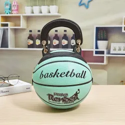 Basketball shaped - shoulder bag - women