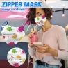 Tvätta - Skydd - Mask - Unisex - Återanvändbar - Zipper