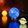 Luces & IluminaciónTierra 3D - lámpara de noche galaxia - recargable