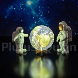 Luces & IluminaciónTierra 3D - lámpara de noche galaxia - recargable