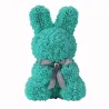 Coelhinho de Páscoa feito de infinity rosas flores - 45 cm
