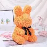 Easter bunny made of infinity roses flowers - 45 cm