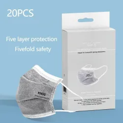 KN95 - anti-bacterial face / mouth masks - 4-layer