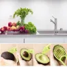 Cuchillos de cocina3 en 1 - avocado pelador - cortador - cuchillo de plástico