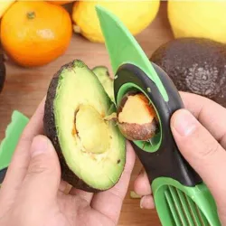 3 in 1 - Avocado Peeling - Slicer - Kunststoffmesser