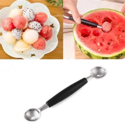 Rostfritt stål vattenmelon slicer - kniv - sked - set