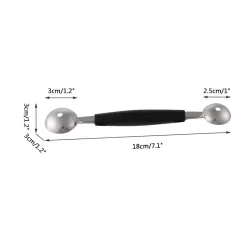 Rostfritt stål vattenmelon slicer - kniv - sked - set