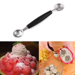 Rostfritt stål vattenmelon slicer - kniv - sked - set
