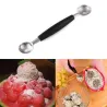 Rostfritt stål vattenmelon slicer - kniv - sked - set
