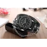 RelojesDiseño de cráneo - reloj de cuarzo - correa de cuero - unisex