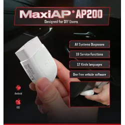 DiagnósticoAutel AP200 - Bluetooth OBD2 escáner - lector de código - herramienta de diagnóstico de coche