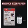 Autel AP200 - Bluetooth OBD2 scanner - kodläsare - bil diagnostiskt verktyg