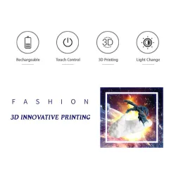 Dragon 3D - Lampe de nuit LED