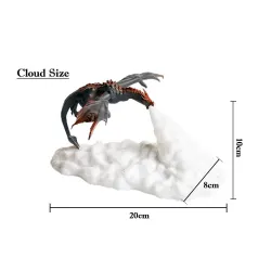 Dragão 3D - Lâmpada de noite LED