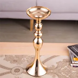 Suportes de vela de ouro - candelabro