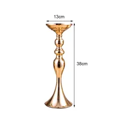 Suportes de vela de ouro - candelabro