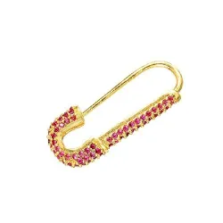 Broche de cristal doce - Multi cores