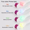 LED elektriska mikronålar - derma roller - titan - hudvård