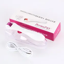 LED elektriska mikronålar - derma roller - titan - hudvård