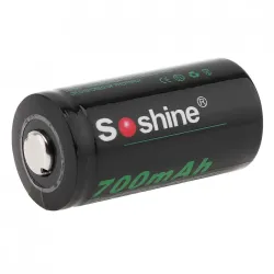 Baterías4pcs - 700mAh - Batería recargable de iones - 2pcs Caja de almacenamiento de batería - Flashlights - faros