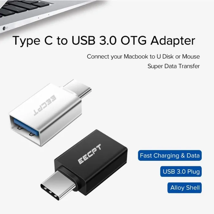 USB - Tipo C - OTG - Conversor - Macbook - Samsung