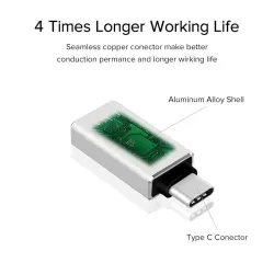 USB - Tipo C - OTG - Conversor - Macbook - Samsung