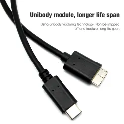 USB - 3.1 Câble - Vitesse rapide - Type-C à Micro - Disque dur externe