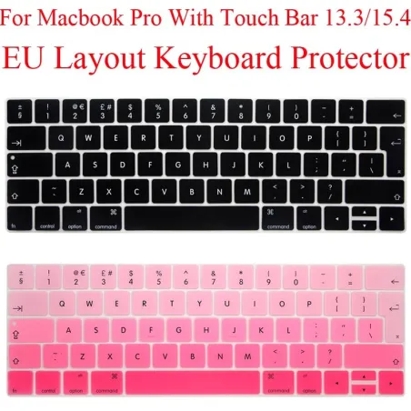 TecladosEU Keyboard Protector - Macbook Pro 13 - 13.3 - Silicona - Protección
