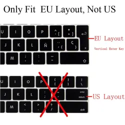 Protetor de teclado da UE - Macbook Pro 13 - 13.3 - Silicone - Proteção