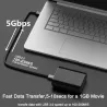 Micro B - USB C - 3.0 Cable - 5Gbps - External Hard Drive