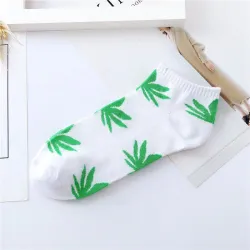 Moda femeninaCalcetines transpirables - Hoja de arce - Cómodo