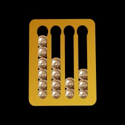 Capsules de café Nespresso - rack tour avec ruban adhésif - rotatif