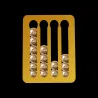 Capsules de café Nespresso - rack tour avec ruban adhésif - rotatif
