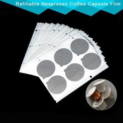 Adesivos de cápsula de café Nespresso - tampa de alumínio autoadesivo