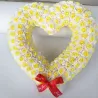 Día de San ValentínDecoración en forma de corazón - hecha de rosas de infinito