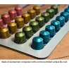 Suporte de cápsulas de café Nespresso - rack de torre com fita adesiva - giratória