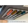 Nespresso Kaffeekapselnhalter - Turmregal mit Klebeband - drehbar
