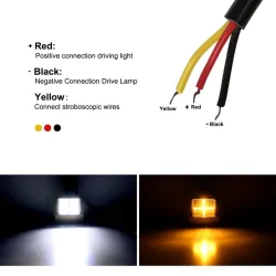 Luces & Iluminación126W Car Light Assembly - 3000K - LED - Work Light Bar - Vehículos - Plaza - Ronda