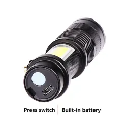 XP-G Q5 - Mini LED Flashlight -2000 Lumens - Ajustable - Imperméable