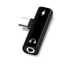 2 En 1 - Type C - Jack 3,5mm - Earphone Charging Converter USB - Téléphones de type C