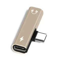 2 In 1 - Type C - 3.5mm Jack - Earphone Charging Converter USB - Type C PhonesElectronics & Tools