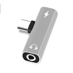 Electrónica & Herramientas2 En 1 - Tipo C - 3,5 mm Jack - convertidor de carga de auriculares USB - Tipo C Teléfonos