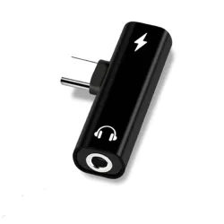 2 En 1 - Type C - Jack 3,5mm - Earphone Charging Converter USB - Téléphones de type C