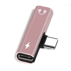 2 En 1 - Type C - Jack 3,5mm - Earphone Charging Converter USB - Téléphones de type C