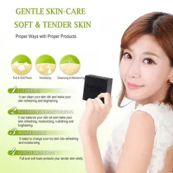 Hot Bamboo Charcoal - Handmade Soap - Clean Skin - Whitening Soap - Blackhead RemoverSkóra