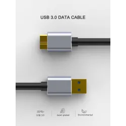 CablesMicro B USB - 3.0 Cable - 5Gbps - Cable de disco duro externo